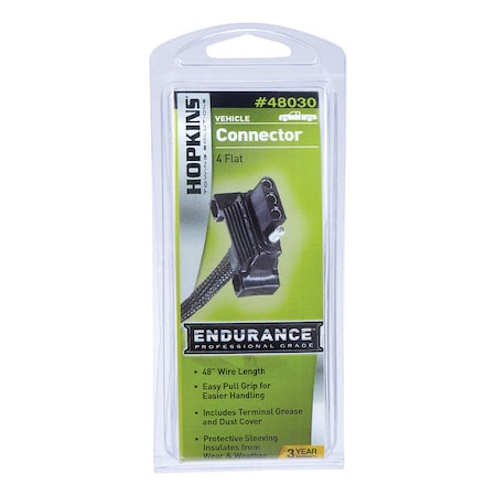 Hopkins Hopkins Endurance 4 Flat Trailer Wiring Connector 48 in. 48030